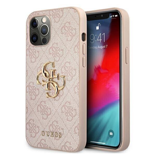 Guess GUHCP12M4GMGPI, sobib iPhone 12/12 Pro, roosa цена и информация | Telefoni kaaned, ümbrised | kaup24.ee