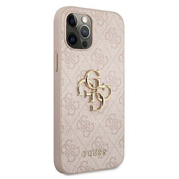 Guess GUHCP12M4GMGPI, sobib iPhone 12/12 Pro, roosa цена и информация | Telefoni kaaned, ümbrised | kaup24.ee