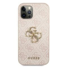 Guess GUHCP12M4GMGPI, sobib iPhone 12/12 Pro, roosa цена и информация | Чехлы для телефонов | kaup24.ee