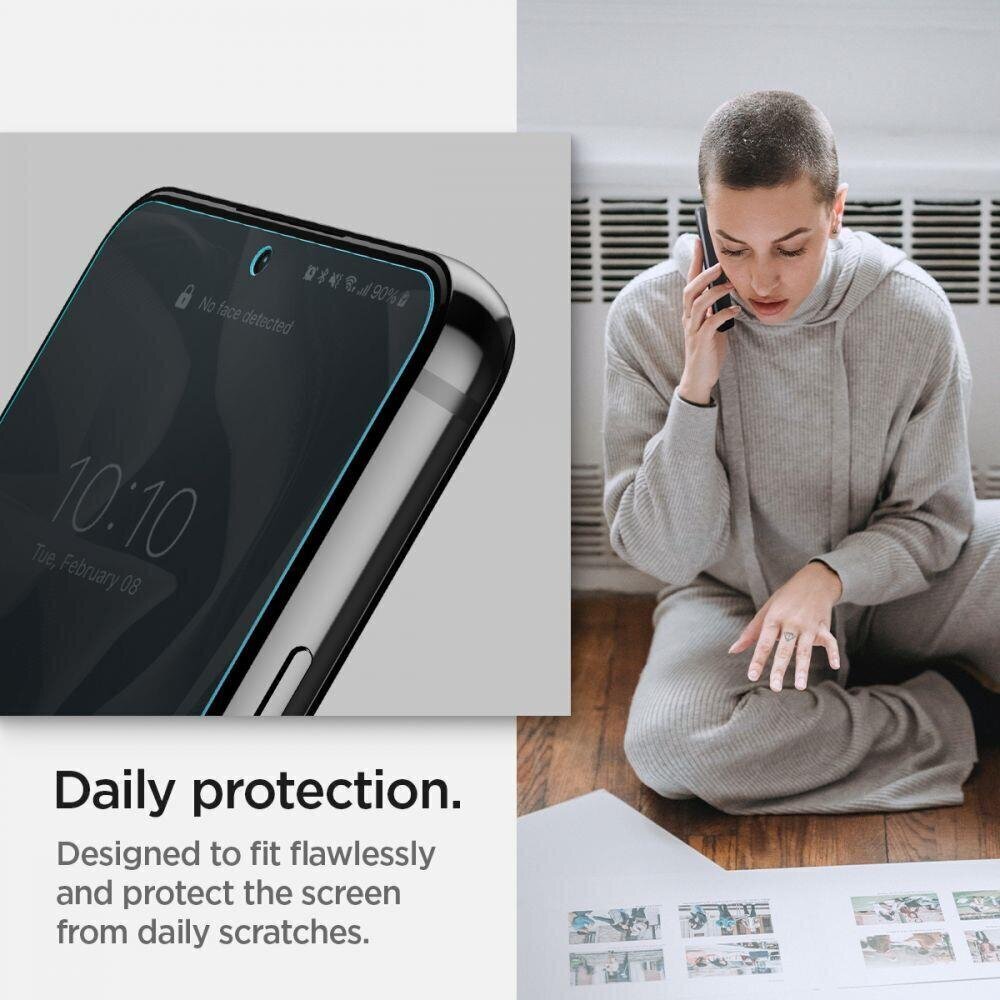 Kaitseklaas Spigen Neo Flex 2-Pack telefonile Galaxy S22 hind ja info | Ekraani kaitsekiled | kaup24.ee