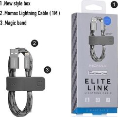 Momax Elite link hind ja info | Mobiiltelefonide kaablid | kaup24.ee