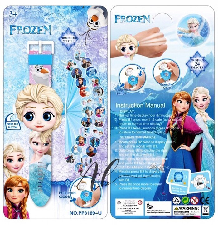 Digitaalne kell projektoriga Disney Frozen Elza hind ja info | Arendavad mänguasjad | kaup24.ee