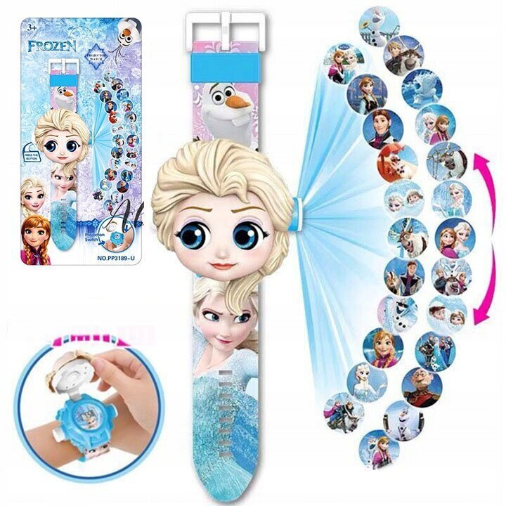 Digitaalne kell projektoriga Disney Frozen Elza hind ja info | Arendavad mänguasjad | kaup24.ee