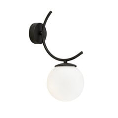 Emibig настенный светильник Boston K1 Black/Opal цена и информация | Настенный светильник Конусы | kaup24.ee