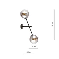Lamp Emibig Linear K2 Black/Grafit hind ja info | Seinavalgustid | kaup24.ee