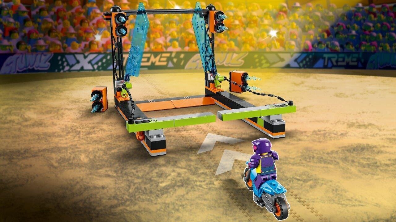 60340 LEGO® City Stunt Triki väljakutse mõõkadega hind ja info | Klotsid ja konstruktorid | kaup24.ee