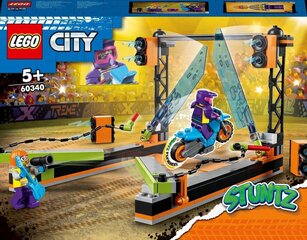 60340 LEGO® City Stunt Triki väljakutse mõõkadega цена и информация | Конструкторы и кубики | kaup24.ee