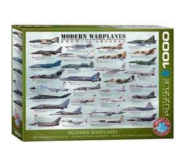 Пазл Eurographics, 6000-0076, Modern Warplanes, 1000 шт. цена и информация | Пазлы | kaup24.ee