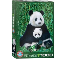 Pusle Eurographics, 6000-0173, Panda and Baby, 1000 tk hind ja info | Pusled | kaup24.ee