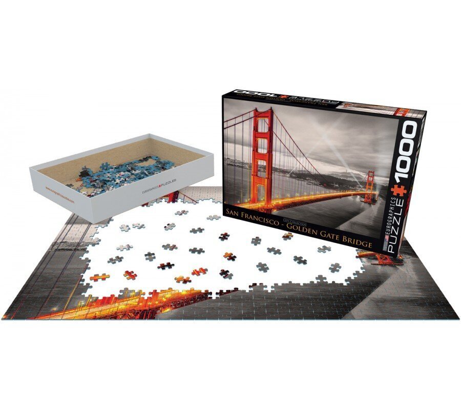 Pusle Eurographics, 6000-0663, San Francisco, Golden Gate Bridge, 1000 tk цена и информация | Pusled | kaup24.ee