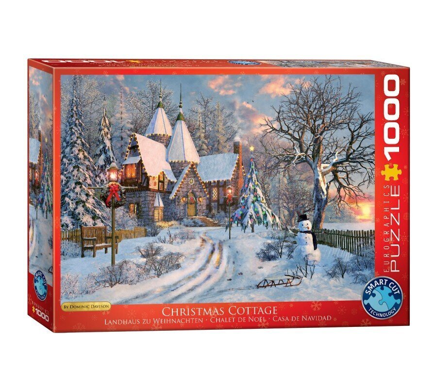 Pusle Eurographics, 6000-0790, Christmas Cottage, 1000 tk цена и информация | Pusled | kaup24.ee