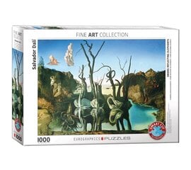 Pusle Eurographics, 6000-0846, Swans Reflecting Elephants, 1000 tk hind ja info | Pusled | kaup24.ee