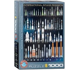 Pusle Eurographics, 6000-1015, International Space Rockets, 1000 tk hind ja info | Pusled | kaup24.ee