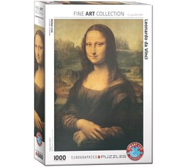 Pusle Eurographics, 6000-1203, Mona Lisa, 1000 tk hind ja info | Pusled | kaup24.ee