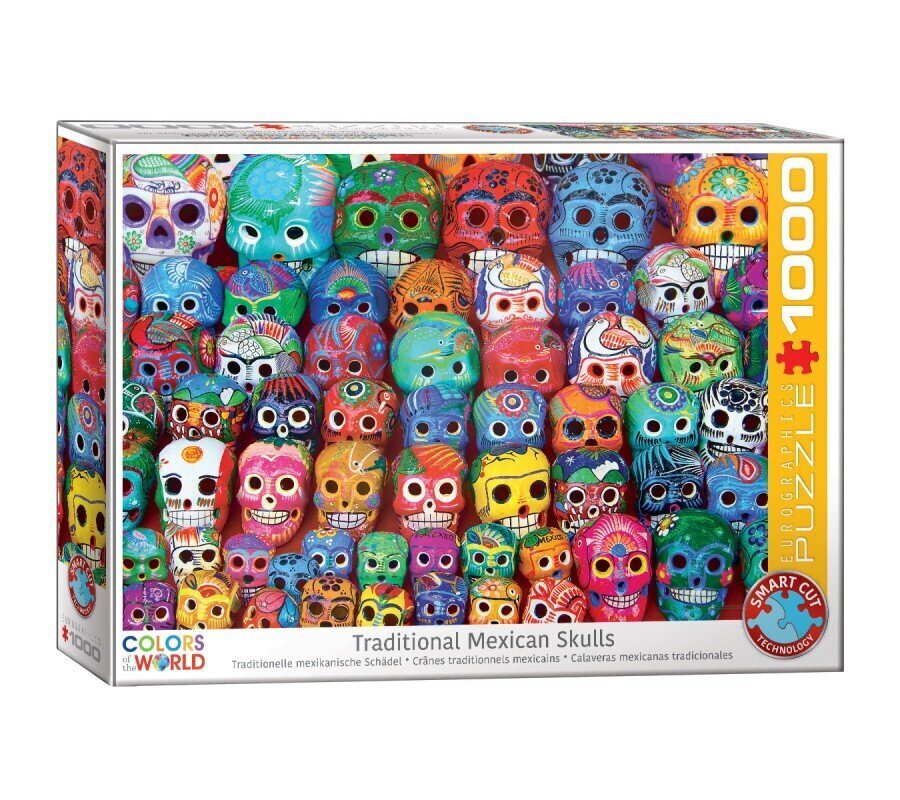 Pusle Eurographics, 6000-5316, Traditional Mexican Skulls, 1000 tk hind ja info | Pusled | kaup24.ee