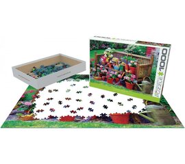 Пазл Eurographics, 6000-5345, Garden Bench, 1000 шт. цена и информация | Пазлы | kaup24.ee