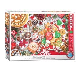 Pusle Eurographics, 6000-5623, Christmas Table, 1000 tk hind ja info | Pusled | kaup24.ee