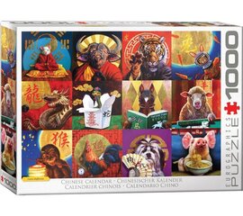 Pusle Eurographics, 6000-5694, Chinese Calendar, 1000 tk цена и информация | Пазлы | kaup24.ee