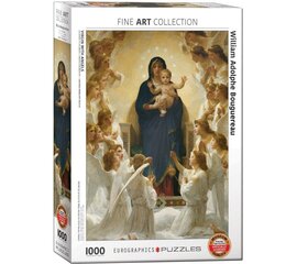 Pusle Eurographics, 6000-7064, Virgin with Angels, 1000 tk hind ja info | Pusled | kaup24.ee