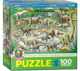 Pusle Eurographics, 6100-0098, Dinosaurs, 100 tk hind ja info | Pusled | kaup24.ee