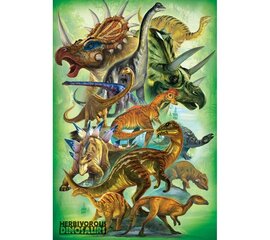 Пазл Eurographics, 6100-0360, Herbivorous Dinosaurs, 100 шт. цена и информация | Пазлы | kaup24.ee