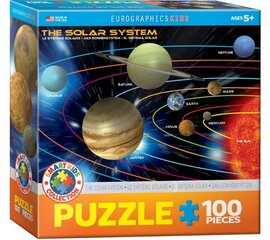 Pusle Eurographics, 6100-1009, The Solar System, 100 tk hind ja info | Pusled | kaup24.ee