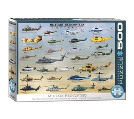 Пазл Eurographics, 6500-0088, Military Helicopters, 500 шт. цена и информация | Пазлы | kaup24.ee