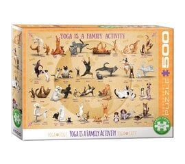 Pusle Eurographics, 6500-5354, Yoga is a Family Activity, 500 tk hind ja info | Pusled | kaup24.ee