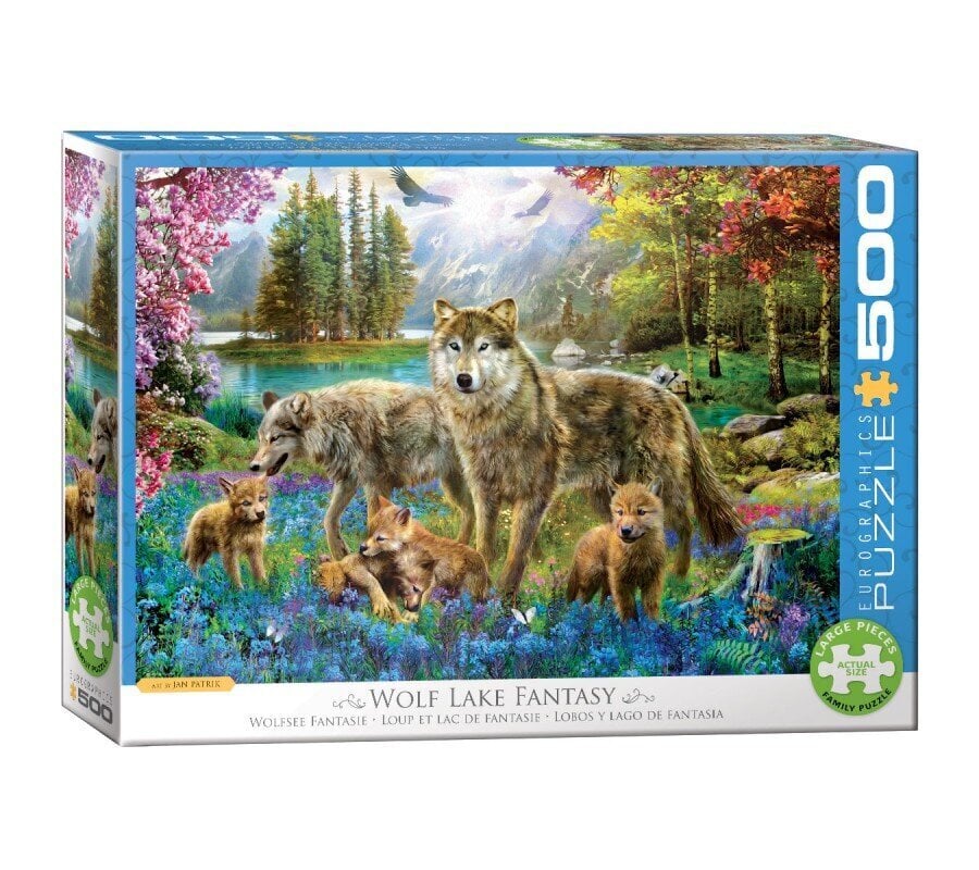 Pusle Eurographics, 6500-5360, Wolf Lake Fantasy, 500 tk цена и информация | Pusled | kaup24.ee