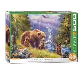 Пазл Eurographics, 6500-5546, Grizzly Cubs, 500 шт. цена и информация | Пазлы | kaup24.ee