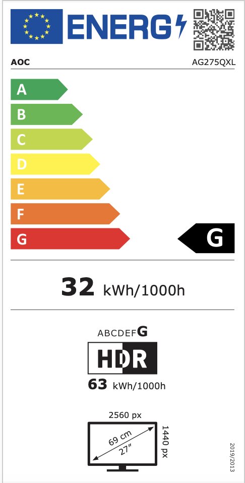 27"Quad HD monitor AOC AG274QXM цена и информация | Monitorid | kaup24.ee