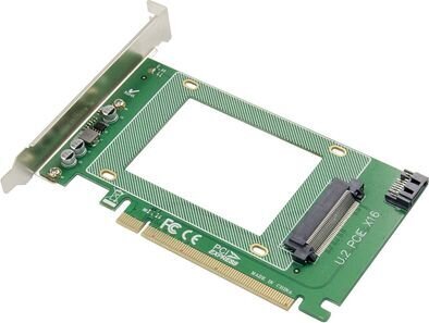 Kontroler ProXtend ProXtend PCIe X16 U.2 SFF8639 SSD Adapter Card hind ja info | Regulaatorid | kaup24.ee