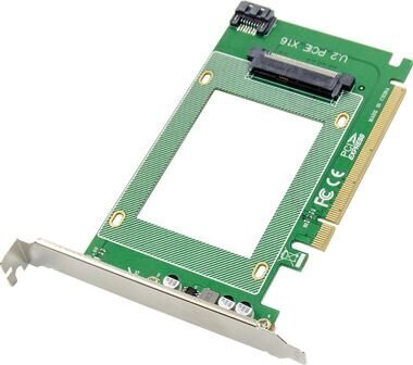 Kontroler ProXtend ProXtend PCIe X16 U.2 SFF8639 SSD Adapter Card hind ja info | Regulaatorid | kaup24.ee