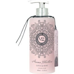 Kreemjas vedel käteseep Aroma Selection Lotus & Rose (Cream Soap) 400 ml hind ja info | Seebid | kaup24.ee