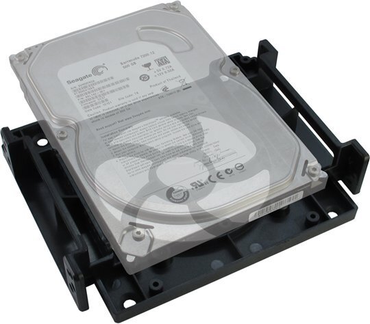 Inter-Tech HDD-/SSD-mounting frame 5.25" to 1x2.5" / 1x3.5", 12cm (88885214) hind ja info | Komponentide tarvikud | kaup24.ee