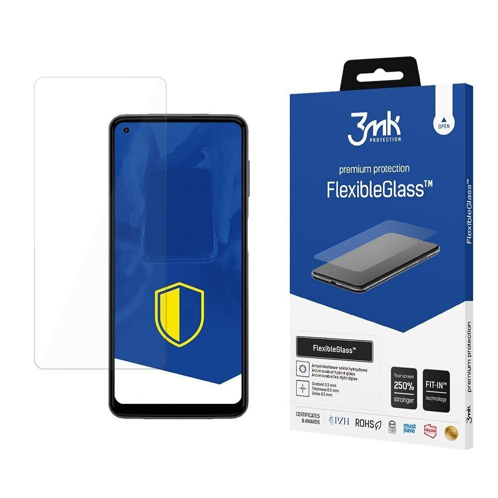 Kaitseklaas 3mk FlexibleGlass™ sobib Motorola Moto G Stylus 2021 hind ja info | Ekraani kaitsekiled | kaup24.ee