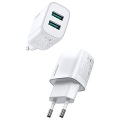 Joyroom L-2A101 wall charger 2x USB, 2.1A цена и информация | Зарядные устройства для телефонов | kaup24.ee