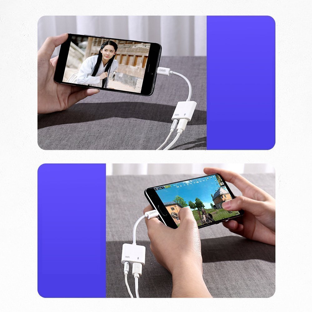 Adapter Joyroom, USB-C - USB-C / 3.5mm mini jack цена и информация | Mobiiltelefonide kaablid | kaup24.ee