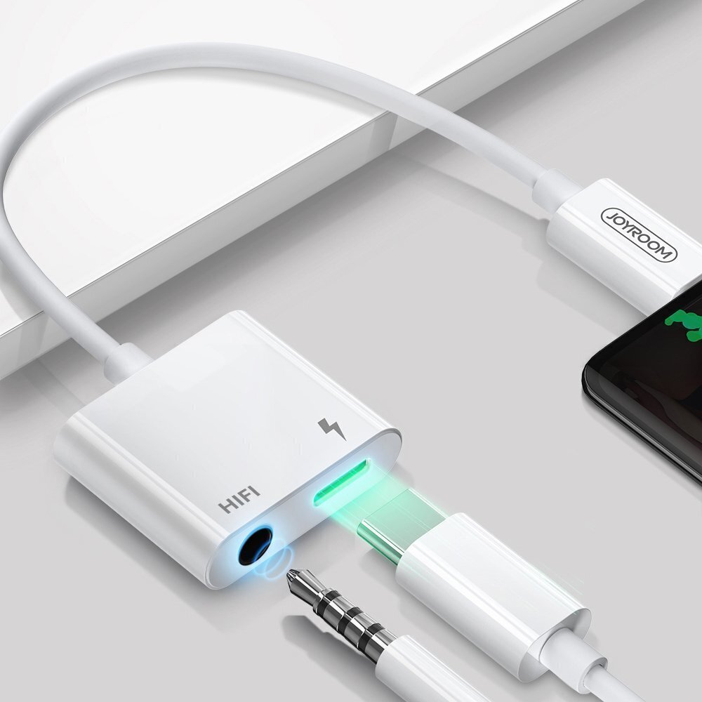 Adapter Joyroom, USB-C - USB-C / 3.5mm mini jack hind ja info | Mobiiltelefonide kaablid | kaup24.ee