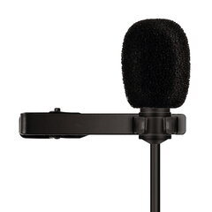 Mikrofon klambriga Platinet, must hind ja info | Mikrofonid | kaup24.ee