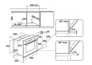 Whirlpool AKP 745 WH цена и информация | Духовки | kaup24.ee