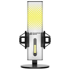 Mikrofon Endgame Xstrm Usb, valge цена и информация | Микрофоны | kaup24.ee