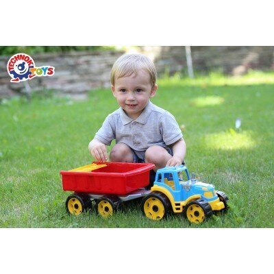 Traktor koos haagisega 3442 Technok hind ja info | Poiste mänguasjad | kaup24.ee