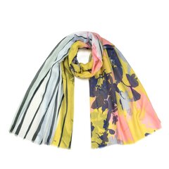 Art of Polo Шарф | белый, желтый, многоцветный sz22224-1 цена и информация | Женские шарфы, платки | kaup24.ee