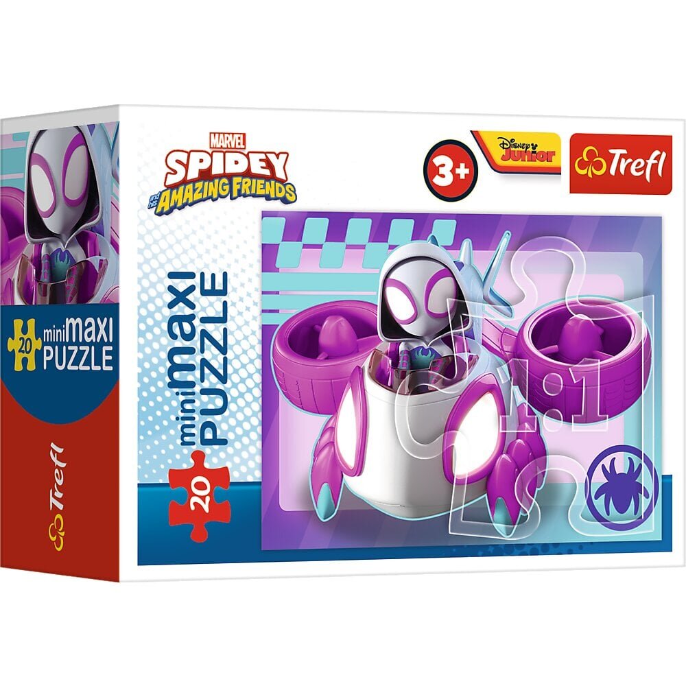 TREFL SPIDER-MAN Mini Maxi pusle Spidey, 20 osa hind ja info | Pusled | kaup24.ee