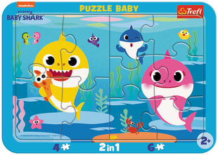 Пазл Puzzle 256 happy baby sharks, 10шт цена и информация | Пазлы | kaup24.ee