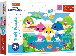 Puzzle 047 baby shark/ *60шт цена и информация | Пазлы | kaup24.ee