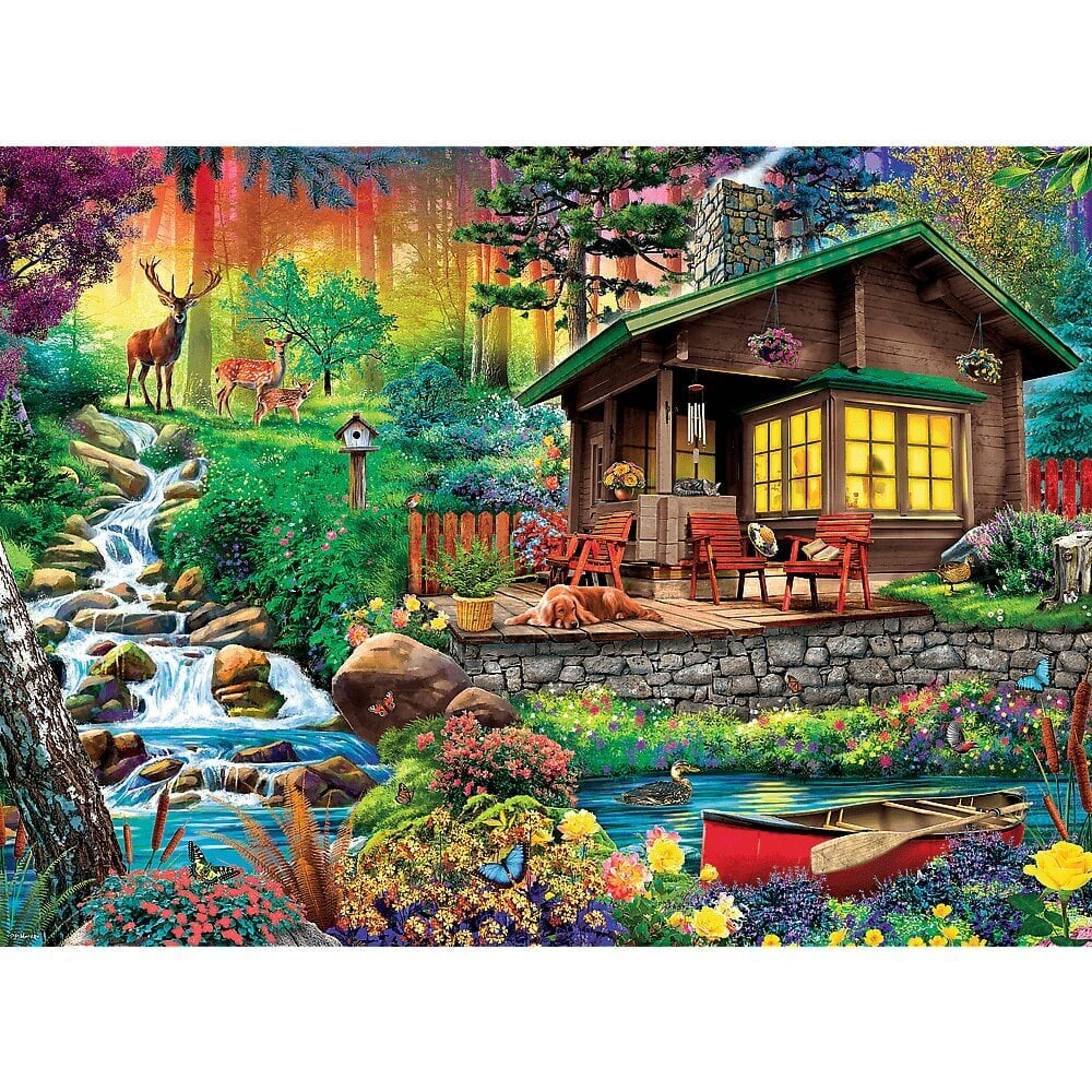 Maja metsas Puzzle Trefl 3000 hind ja info | Pusled | kaup24.ee