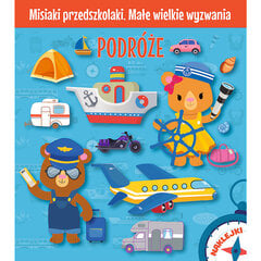 медведи-дошкольники - путешествия цена и информация | Книжки - раскраски | kaup24.ee