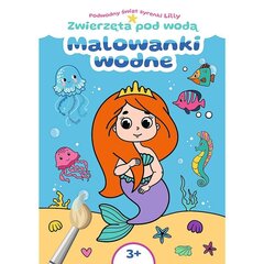 lilly mermaid раскраски для детей - под водой цена и информация | Книжки - раскраски | kaup24.ee